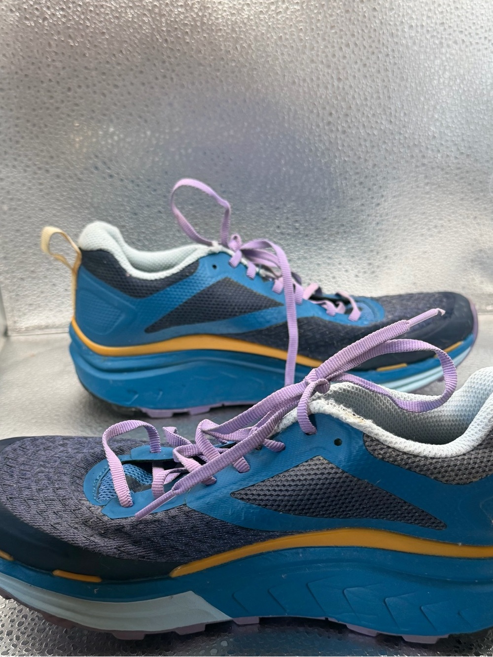 The North Face Blue and Lavender Women's Athletic Shoes